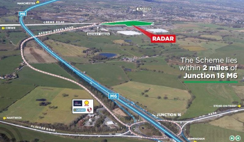 Radar, J16 M6, Crewe, Cheshire, CW2 5PR