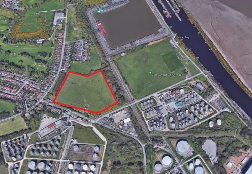 Open Storage Land, Port Eastham, Wirral, Merseyside